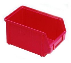 Slika za STORAGE BINS,PS,RED,165/140X100X75 MM