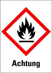 Slika za HAZARDOUS MATERIAL SYMBOLS "WARNING OF F