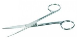 Slika za SCISSORS,ST.STEEL,STRAIGHT,BLUNT/BLUNT