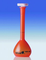 Slika za VOLUMETRIC FLASK 50 ML, OPAK, PMP