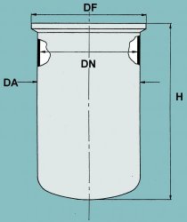 Slika za FLAT GROUND FLANGE REACTION VESSEL 500 M