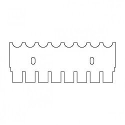 Slika za COMB 20 SAMPLE MC, 1 MM THICK