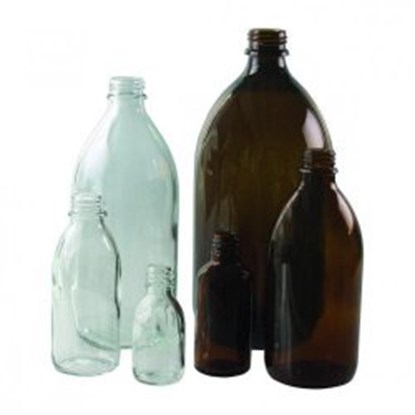 Slika za NARROW NECK BOTTLES, CLEAR GLASS